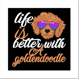 Funny and Cut Goldendoodle Lady Posters and Art